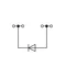 Conector de diodo de 4 hilos 2,5 mm² 100 uds.