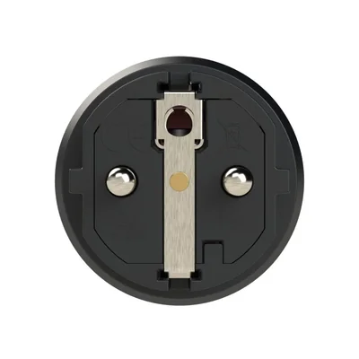 Conector de goma monofásico 10/16A 2P+Z, conector totalmente de goma IP44