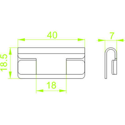 Conector de partición superior