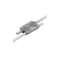 Conector de paso simple (2xM8), galvanizado en caliente