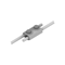 Conector de paso simple (2xM8), galvanizado en caliente