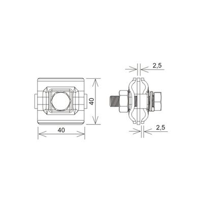 Conector de paso universal /OG/