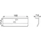 Conector de perfil de aluminio LPAN40, espesor de la chapa: 1,5 mm