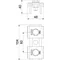 Conector de riel perfilado SVE 41 FT para rieles perfilados MS 41