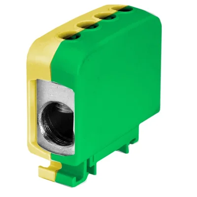 Conector de riel roscado AL/CU ZGG1x95/2x35z-g amarillo-verde