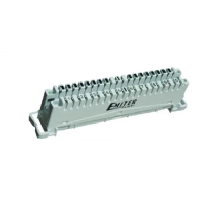 Conector de teléfono gris no desmontable