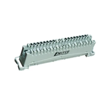 Conector de teléfono gris no desmontable