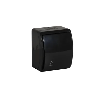 Conector de timbre KOALA IP44, negro