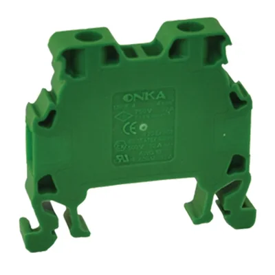 Conector de tornillo universal ONKA MRK 4mm2 verde
