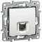 Conector FTP individual RJ45, categoría 6, blanco