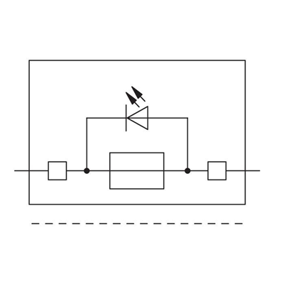 Conector fusible 4mm² gris