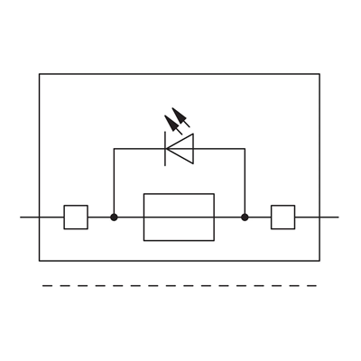 Conector fusible con LED