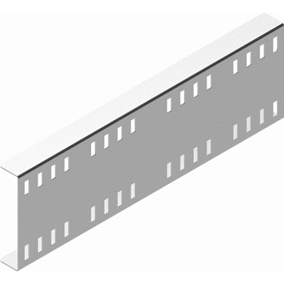 Conector galvanizado, ancho 500 mm, alto 160 mm