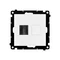Conector HDMI Simon 55 WMDA-P95xx6-111 (módulo); Blanco mate
