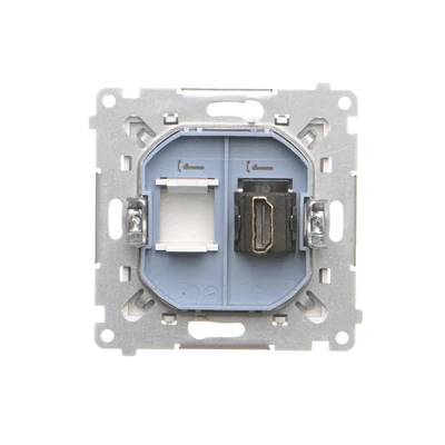 Conector HDMI Simon 55 WMDA-P95xx6-111 (módulo); Blanco mate