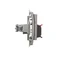 Conector hembra de altavoz de 1 vía con campo rotulado (módulo), metalizado satinado