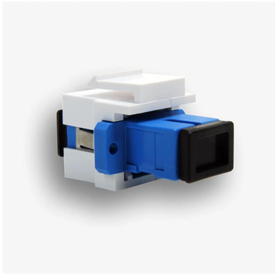 Conector hembra Keystone SC simplex, blanco