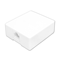 Conector hembra RJ45 de superficie, blanco