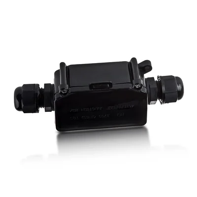 Conector hermético para cables eléctricos / Sección transversal del cable: 0,5-2,5 mm² / IP65 / Negro
