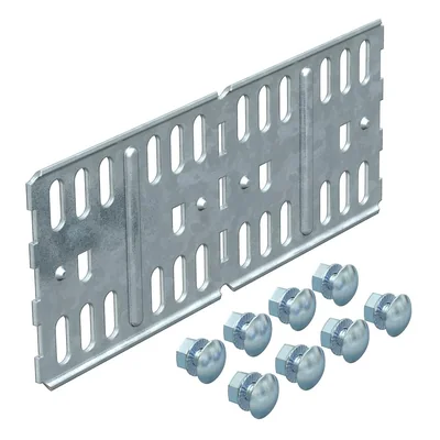 Conector longitudinal y angular RLVL 85 FS para bandeja de cables horizontal