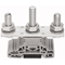 Conector M10 de 3 polos, gris