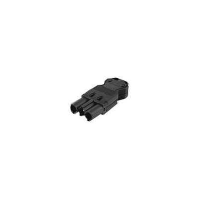 Conector macho GESIS®, conectores rápidos de 3 polos; grafito gris