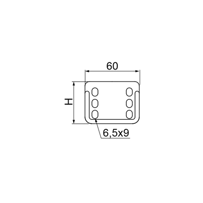 Conector para bandeja, LPMPH60