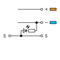 Conector para sensores de 2,5mm² con LED