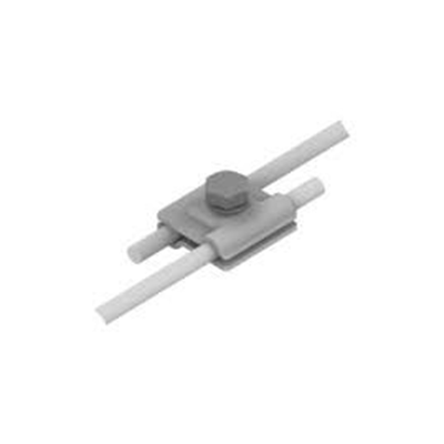 Conector pasante universal de un orificio 1xM10 x 35, acero inoxidable