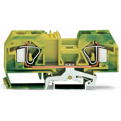 Conector PE de 2 hilos 16 mm² amarillo-verde 20 uds.