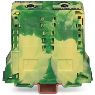 Conector PE de 2 hilos, 95 mm², amarillo y verde