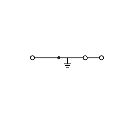 Conector PE de 3 hilos de 2,5 mm²