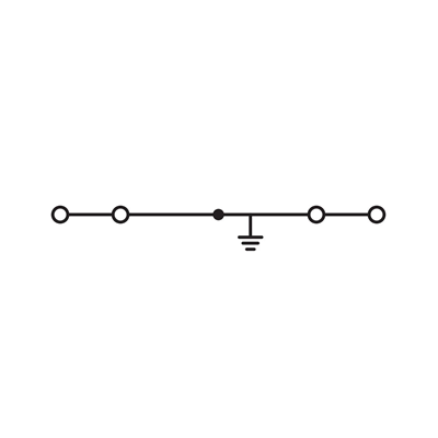 Conector PE de 4 hilos de 2,5 mm²