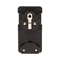 Conector plano para cables 250V 16A con soporte, negro