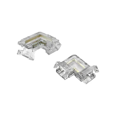 Conector rápido para tiras LED SC 2 pines COB/SMD IP20 PCB 8 mm PCB tipo L