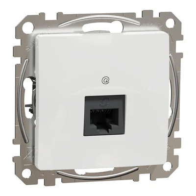 Conector RJ45 Cat.6 UTP para ordenador, Sedna Design & Elements, blanco.