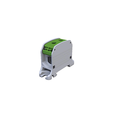 Conector roscado para carril STB 50 Al/Cu 87310 SIMBLOCK verde