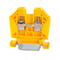 Conector roscado para carril ZSG (ZUG) 10mm2 amarillo