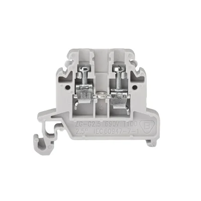 Conector roscado ZG-G2, 5, gris