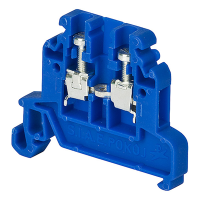 Conector roscado ZG-G4, azul