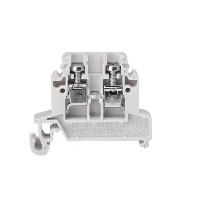 Conector roscado ZG-G4, gris