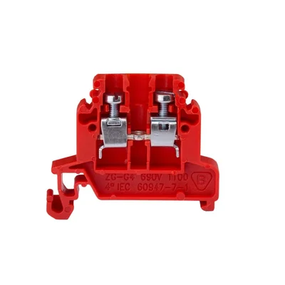 Conector roscado ZG-G4, rojo, 50 uds.