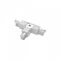 Conector SPS 2 T-T2 ajustable derecho, espectro blanco T-R1-R2
