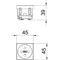Conector STD-F0K SRO1 de 0°, simple, codificado con pin de conexión a tierra.