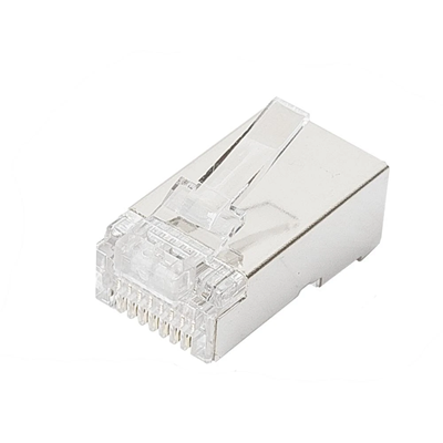 Conector STP RJ45 cat.5e para cable redondo, 100 unidades