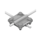 Conector transversal /grande/ B=40 mm (2 placas - 4xM8) galvanizado en caliente