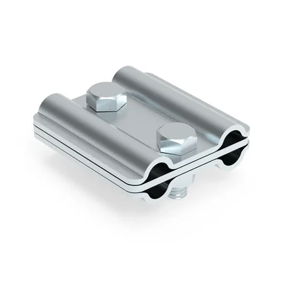 Conector universal de 3 piezas, galvanizado
