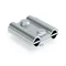 Conector universal de 3 piezas, galvanizado