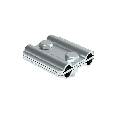 Conector universal de 3 piezas, galvanizado