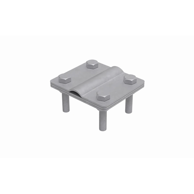 Conector varilla-aro universal fi16mm 57x57mm 4xM8x40